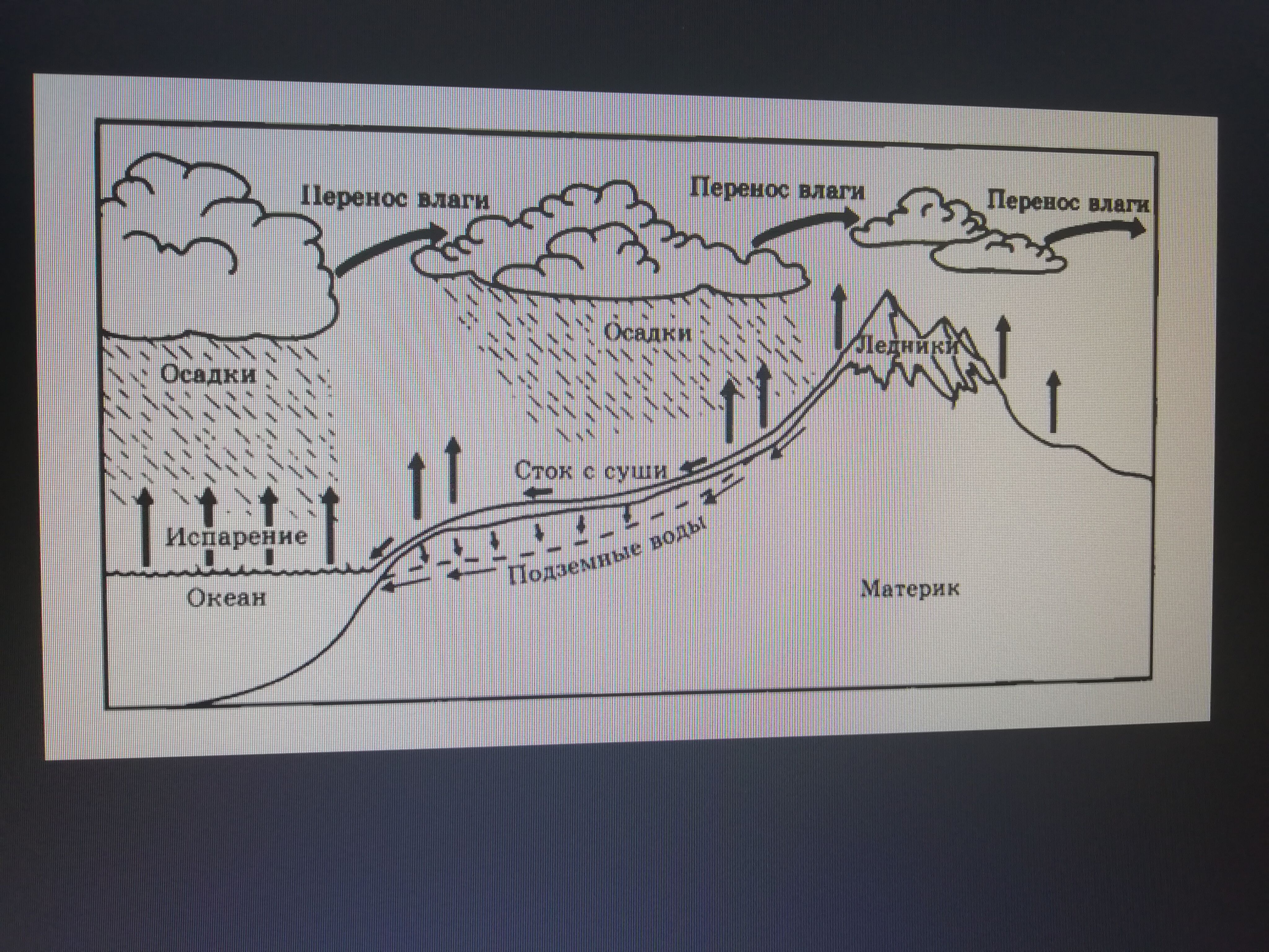 круговорот воды в море