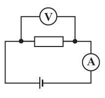 В цепи изображенной на рисунке амперметр показывает силу тока 2а