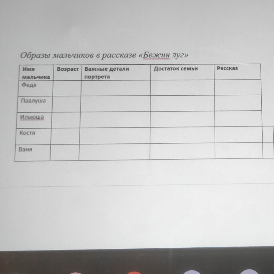 Создание таблиц в ворде практическая работа 7 класс