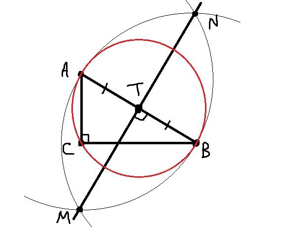 В треугольнике окружность проходящая