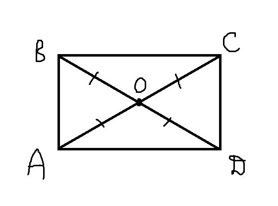 Диагональ прямоугольника образует угол 51 с одной