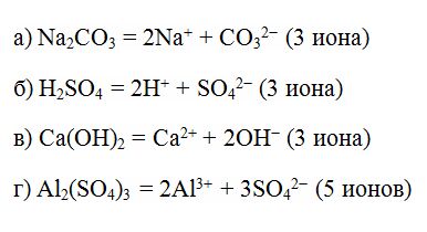 Напишите схемы диссоциации электролитов h3aso4