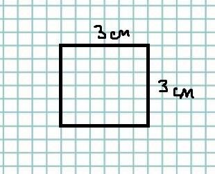 Квадрат площадью 1 дм